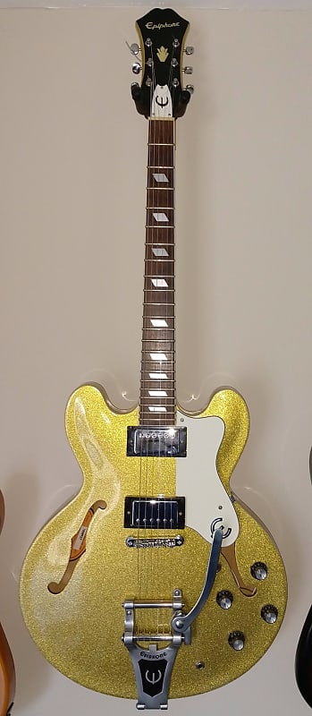 Epiphone Riviera VT-GF Early 90's Gold Flake MIK