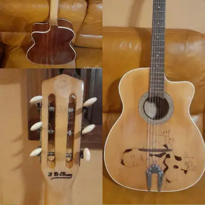 Vintage Di Mauro / Paul Beuscher (?) Manouche / Gypsy Jazz Guitar Round Hole / Petite Bouche from the 60s? Video Added. image 11