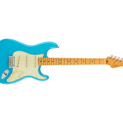 Fender American Professional II Stratocaster - Miami Blue w/ Maple FB image 4