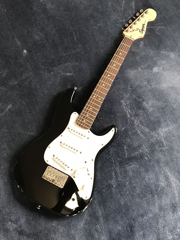 2019 Squier Mini Stratocaster V2 Black, with Rosewood Fretboard image 1