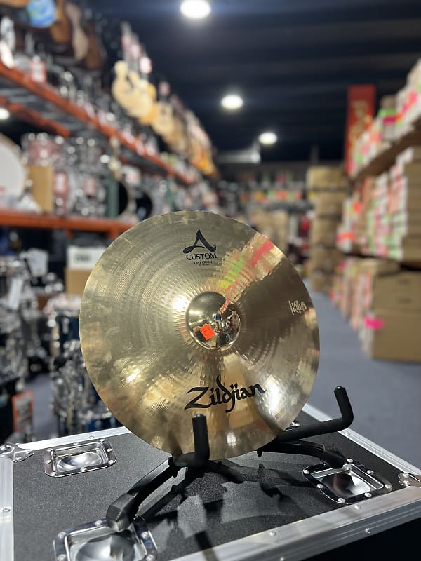 Zildjian 16" A Custom Fast Crash Cymbal NOS / FREE SHIPPING / AUTH DEALER image 1