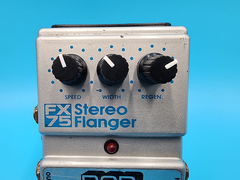 Vintage 1987 DOD FX75 Stereo Flanger Guitar Effect Pedal