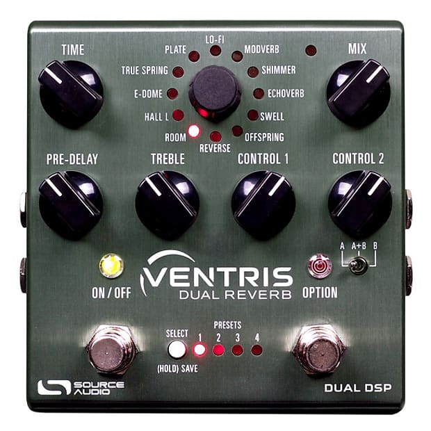 Source Audio Ventris Dual Reverb Effect Pedal [New] image 1