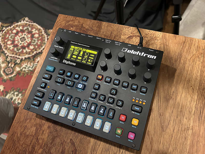 Elektron Digitone 8-Voice Digital Synthesizer 2017 - 2024 - Black image 1