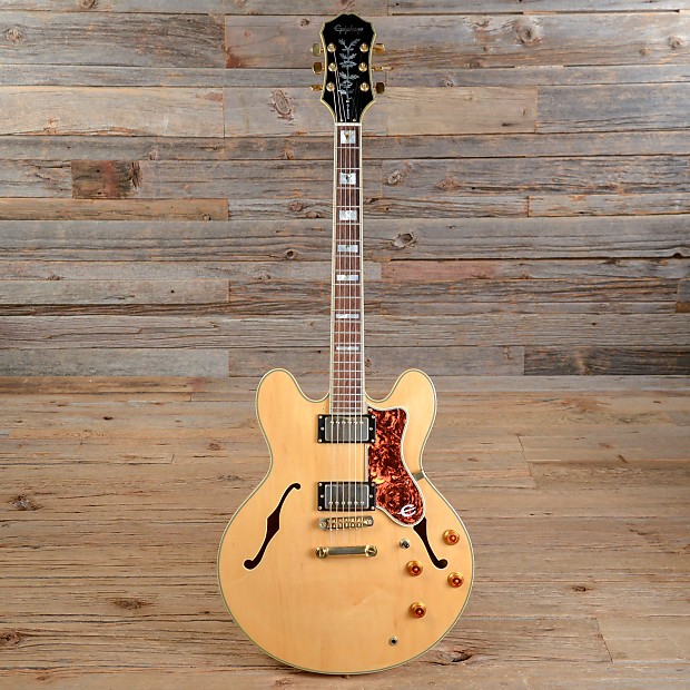 Epiphone Sheraton II Natural 1990 (s394) | Reverb France