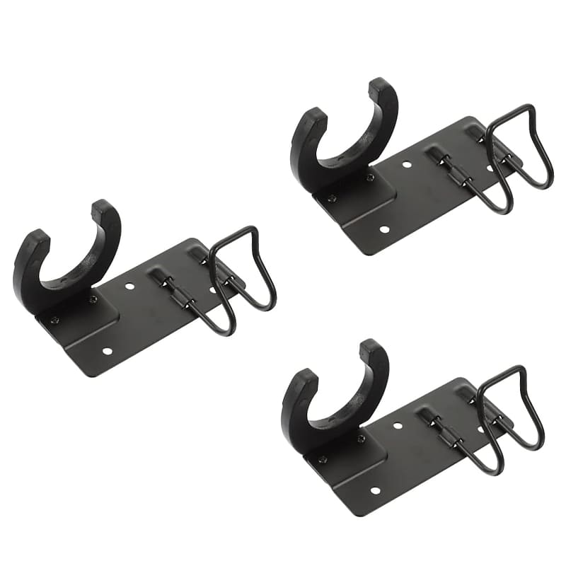 3Pcs Microphone Hanger Wall Hanging Hooks Microphone Boom Reverb
