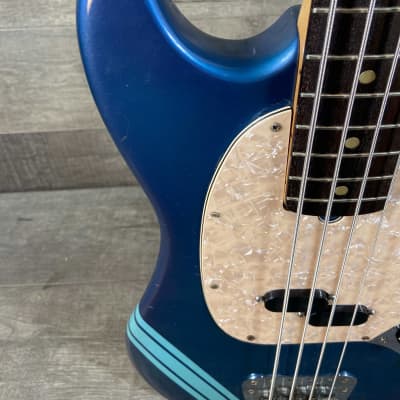 Fender Mustang Bass 1973 Competition Blue image 7