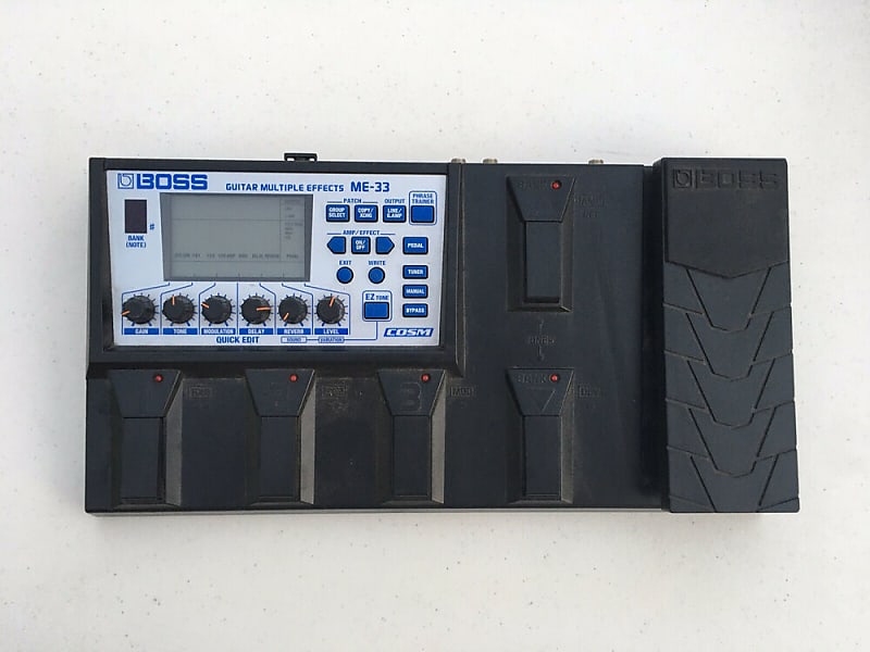 ギター ME-33 Guitar Multi Effects Boss Boss Me-33 Guitar Multi Effects Pedal ME33 for sale online