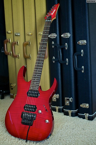 新規購入 RG Prestige Ibanez 1420 top Flamed Red - RG1420f Anniversary ギター