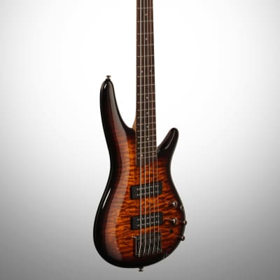 Ibanez SR405EQM Electric Bass, 5-String, Dragon Eye Burst image 5