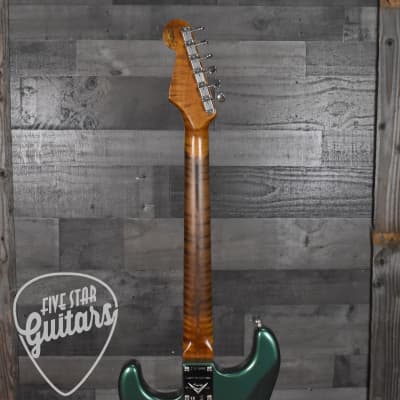 Fender Custom Shop '58 Stratocaster - Aged Sherwood Green Metallic with Hard Shell Case image 7