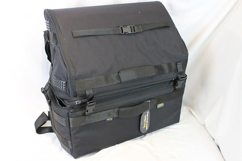 NEW Black Fuselli Jet Set Soft Case Gig Bag for Accordion XL 22" x 21.5" x 10" fits Full Size 120 Bass and Extended Key image 1