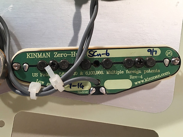 Kinman Zero-Hum AVn-56 SCn-b Stratocaster Pickups with K7