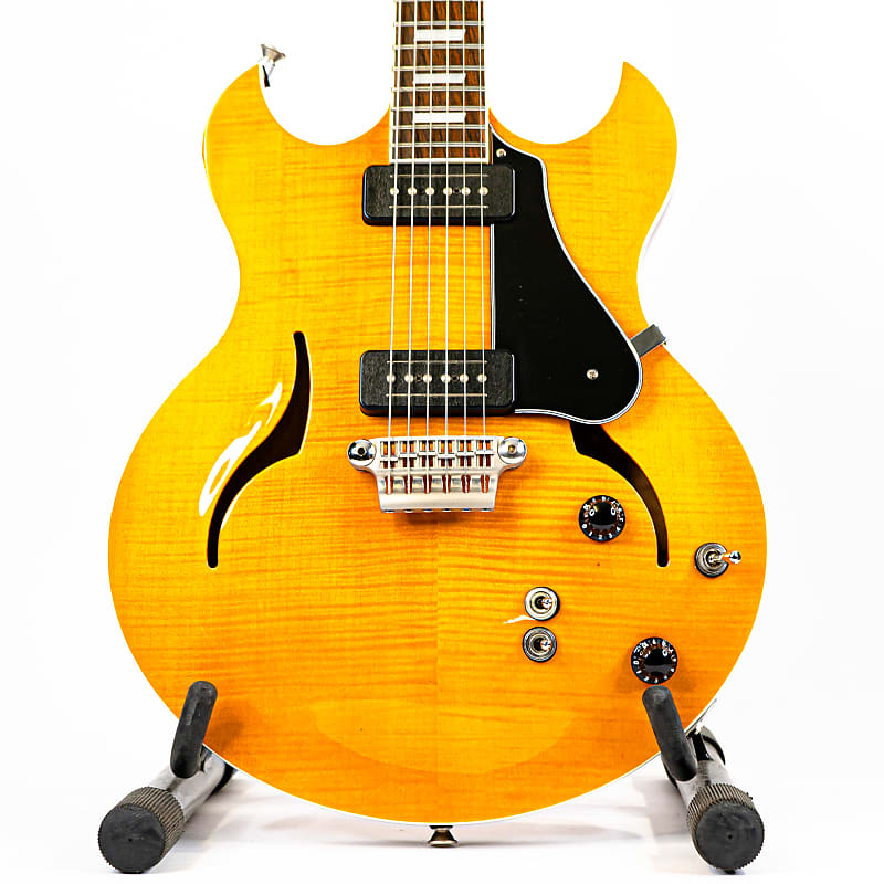 2011 Vox HDC-77 Semi-Hollow Electric Guitar in Trans Amber w