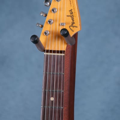Fender Custom Shop 1963 Stratocaster Journeyman Relic Rosewood Fingerboard Electric Guitar - Aged Candy Apple Red - CZ559889-Aged Candy Apple Red image 5