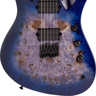 Jackson Pro Chris Broderick Soloist HT6P Electric Guitar, Trans Blue Poplar image 1