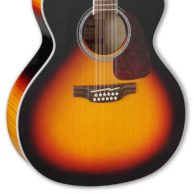 Takamine GJ72CE-12 BSB G70 Series 12-String Jumbo Cutaway Acoustic/Electric Guitar Gloss Brown Sunburst image 1