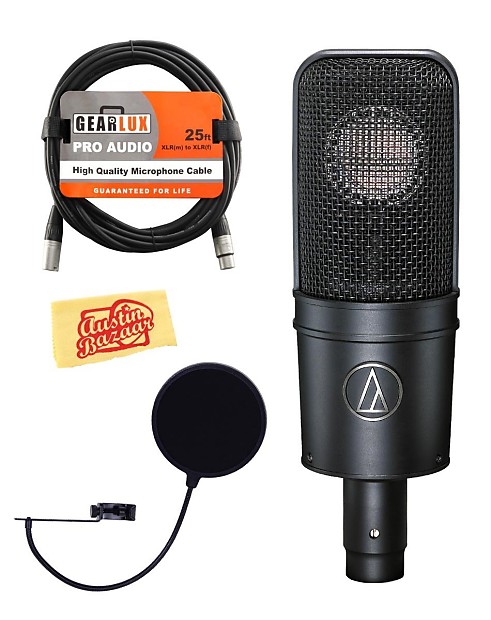 Audio-Technica AT4040 Cardioid Condenser Microphone w/ Pop Audio-Technica AT4040 Cardioid Condenser Microphone w/ Pop