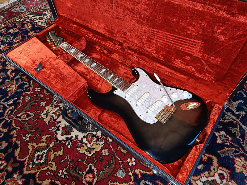 Fender Limited Edition The Ventures Stratocaster MIJ 1996 Midnight Black Transparent 50th anniversary image 1