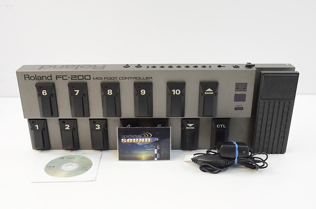 Roland FC-200 MIDI Foot Controller w/ Power Supply | Reverb