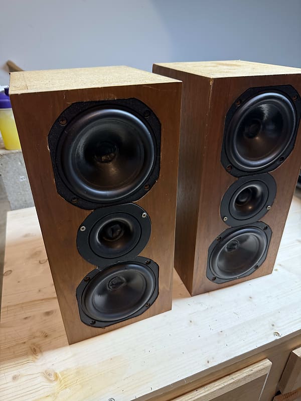 Heathkit Bookshelf Speaker Dynaudio tweeters Focal Mids  			