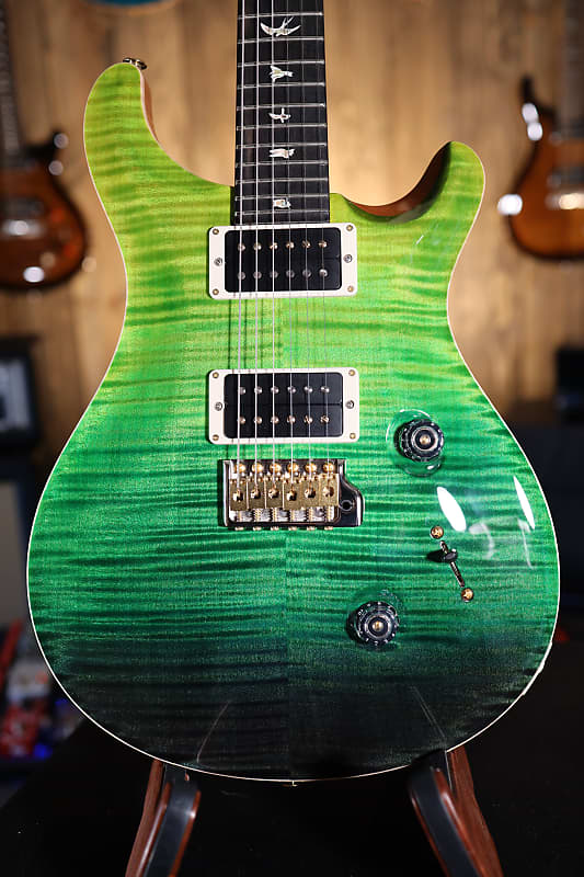 PRS Custom 24 10-Top Green Fade Custom Color | Reverb