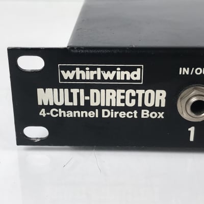Whirlwind MultiDirector 1U 4-Channel Direct Box MLTDIR image 2
