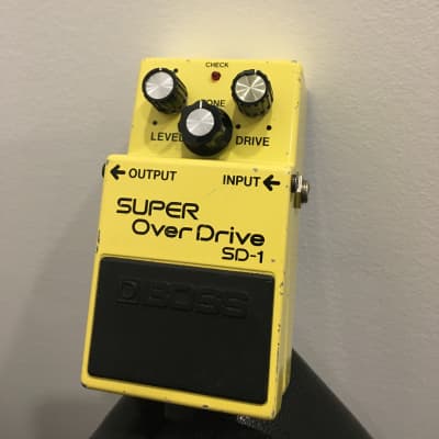 Boss SD-1 Super Overdrive 1981 - 1988 Made In Japan | Reverb