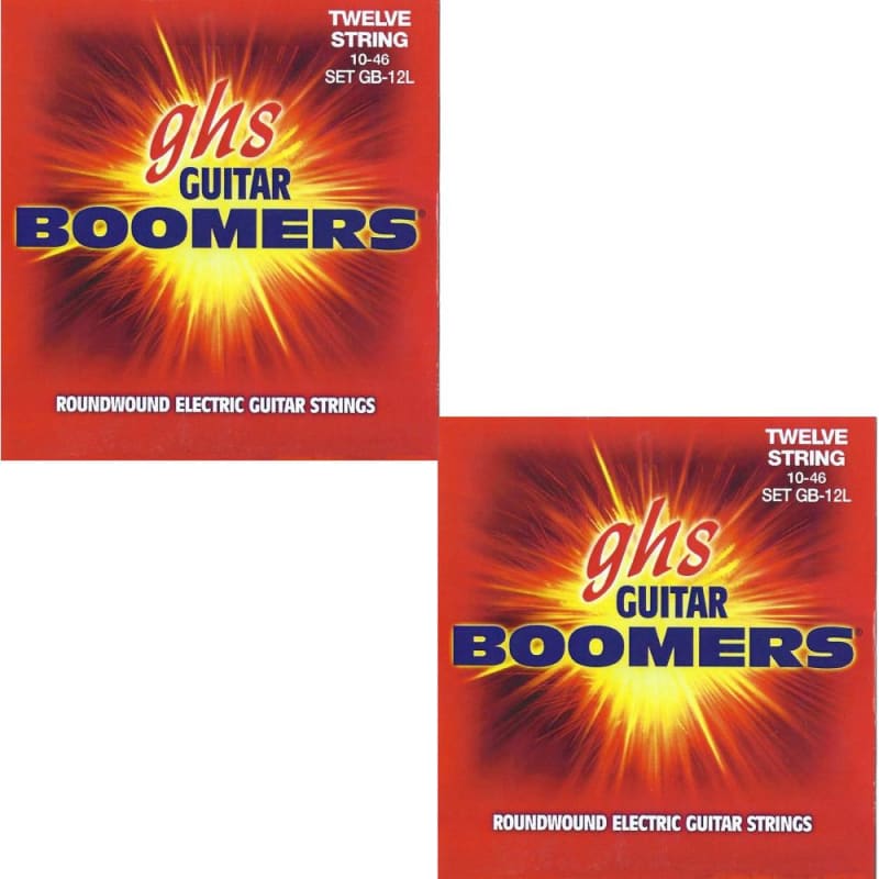 GHS Boomers Guitar Strings 2 Packs DYXL Alloy Roundwound Electric