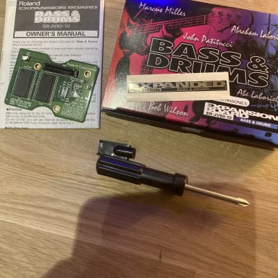 Roland SR-JV80-10 Bass and Drums Expansion Board 1990s - Green