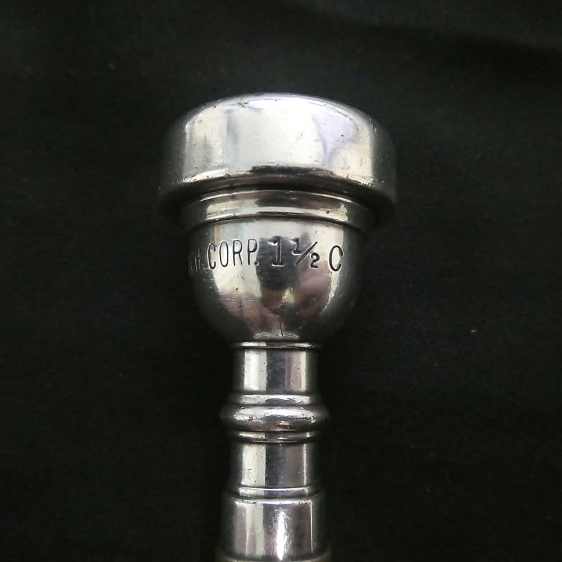 Vincent Bach Corp. 1 1/2 C Trumpet Mouthpiece in Silver Plate! Lot FS2 |  Reverb Italia