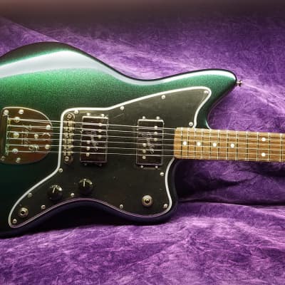 Fender Jazzmaster 2017 Custom Body w/ Wide Range Pickups, Metallic Moss Green image 1