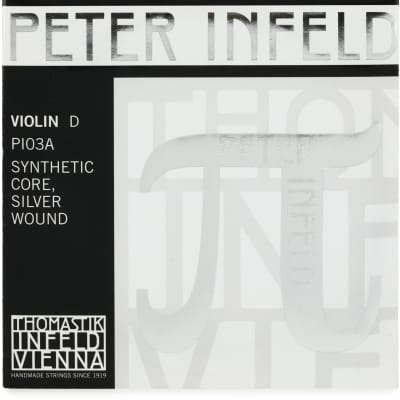 Thomastik-Infeld PI03A Peter Infeld Violin D String - 4/4 Size  Silver-wound image 1