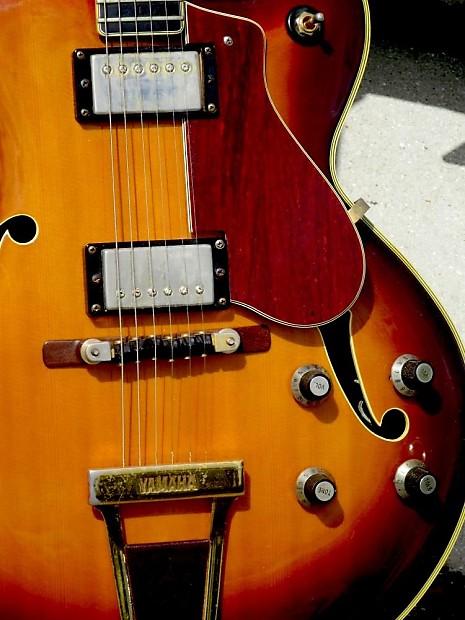 Yamaha AE-18 Jazz Guitar 1975 Dark Burst | Reverb