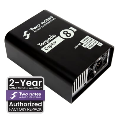 Two notes  Factory Repack | Captor (8ohm) | Compact Analog Reactive Load Box, Attenuator & Amp DI image 1