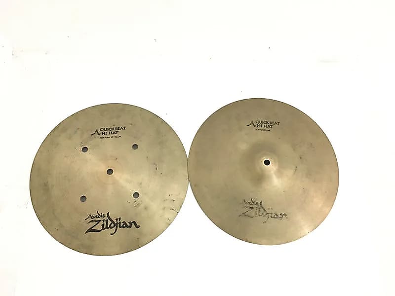 Zildjian 13" A Series Quick Beat Hi-Hat Cymbals (Pair) 1986 - 2008 image 1