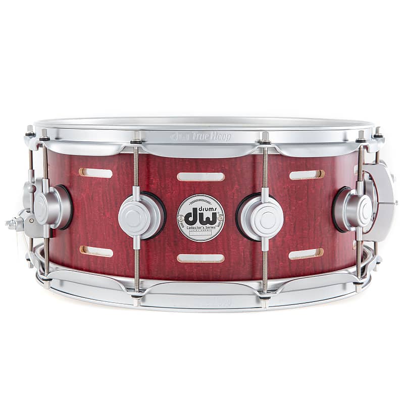 DW 14"x 6" Acoustic EQ Satin Oil Cherry Snare Drum Reverb