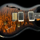 2019 Paul Reed Smith PRS Custom 24 Semi-Hollow Brazzy Wood Library 1-Piece Quilt 10 Top ~ Black Gold