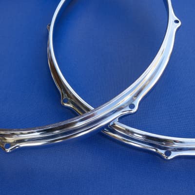 Sonor Champion Hoops 14" Pair Vintage Early 70s nr 2 image 3