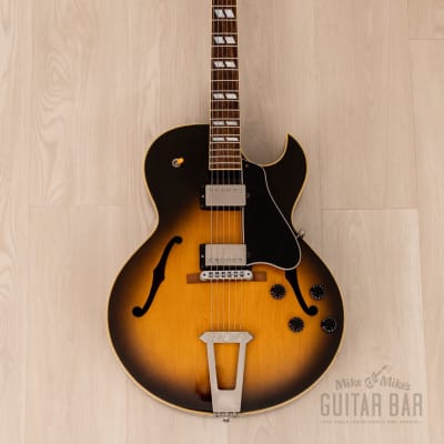 1991 Gibson ES-175 Hollowbody Guitar Vintage Sunburst w/ 57 Classic PAFs, Case image 2