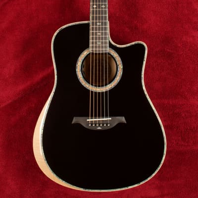 B.C. Rich Acoustic Cutaway 6 -String - Black - W/Matrix Infinity VT & Hardcase for sale
