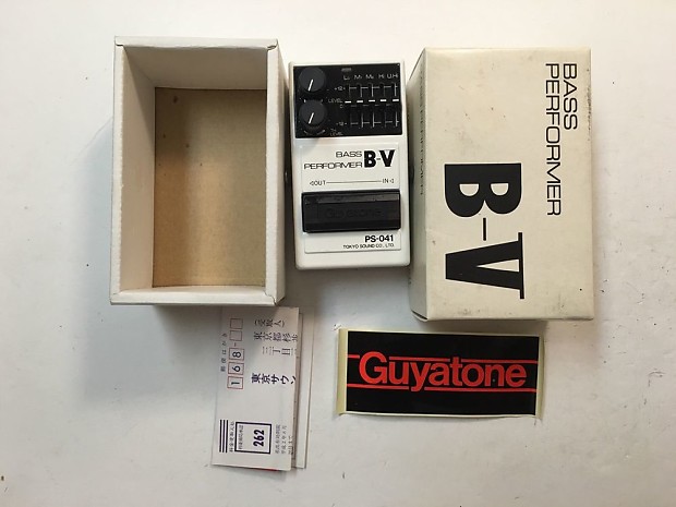 Guyatone PS-041 B-V Bass Performer Preamp EQ Rare Vintage Guitar Effect  Pedal MIJ Japan