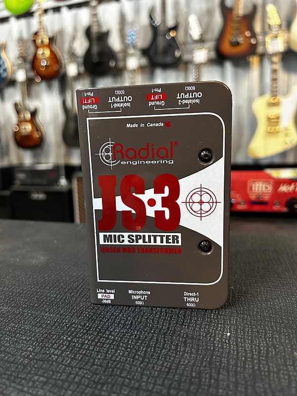 DTM・DAW Radial JS-3 Mic Splitter Radial Engineering JS3 Passive