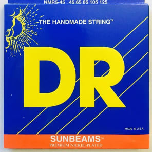 DR NMR5-45 Sunbeam 5-String Bass Strings - Medium (45-125)