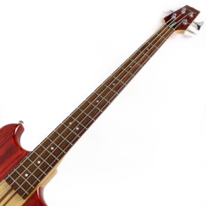 Used Early '80s Westone Thunder I-A Electric Bass in Red and Natural Gloss image 7