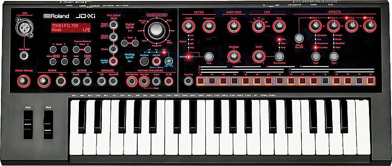 Roland JD-Xi 37-Key Analog/Digital Crossover Synthesizer | Reverb