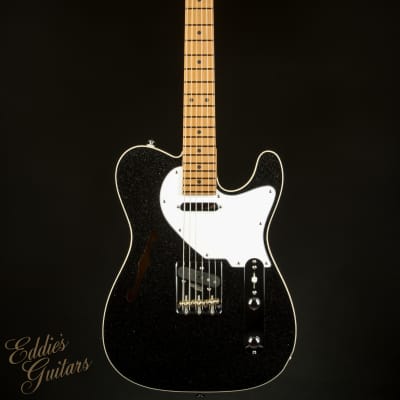 Suhr Eddie's Guitars Exclusive Custom Classic T Roasted - Black Sparkle image 3
