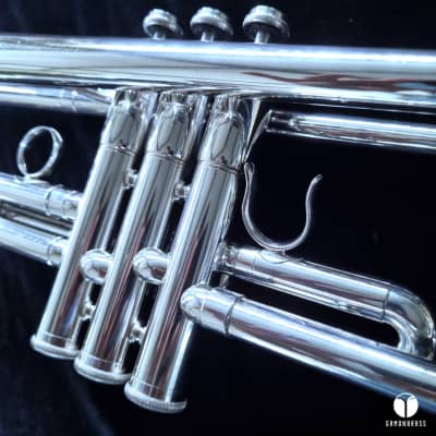 Lightweight Yamaha YTR 738 Large Bore (.463 ) 5`` bell trumpet gamonbrass image 15
