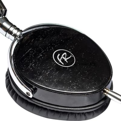 Floyd Rose Wood Headphones, Black w/ Case image 2