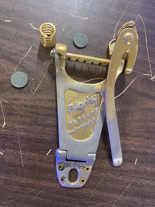 Vintage Original Bigsby Gold flop over | Reverb